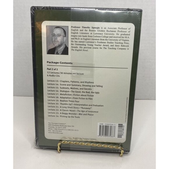 The Great Courses Art Of Reading Literature & English Language Parts 1&2 SEALED - Picture 3 of 3